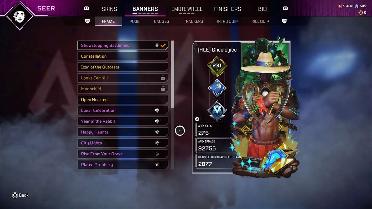 Playstation  apex account for sale 