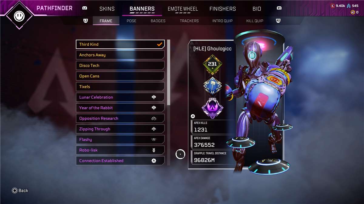Playstation  apex account for sale 