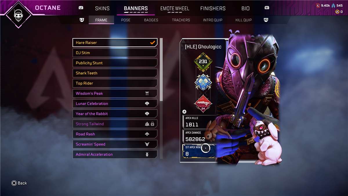 Playstation  apex account for sale 