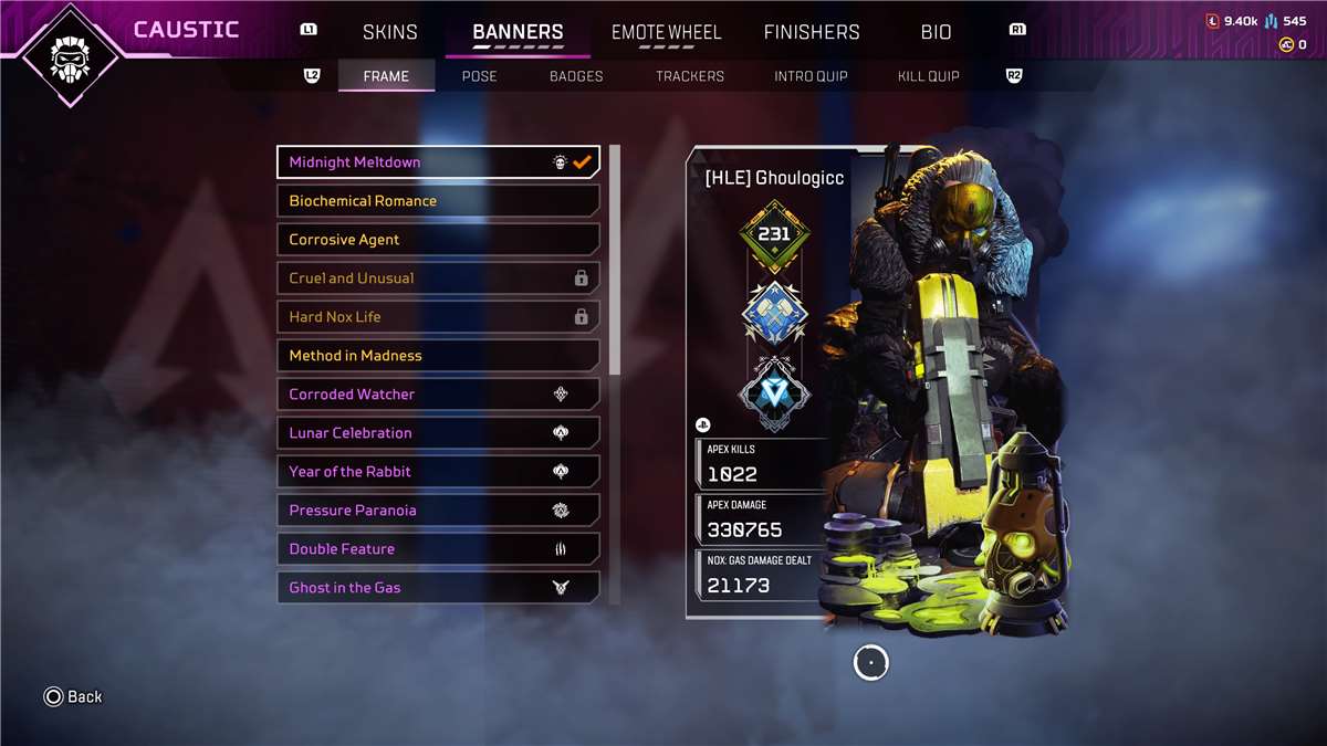 Playstation  apex account for sale 