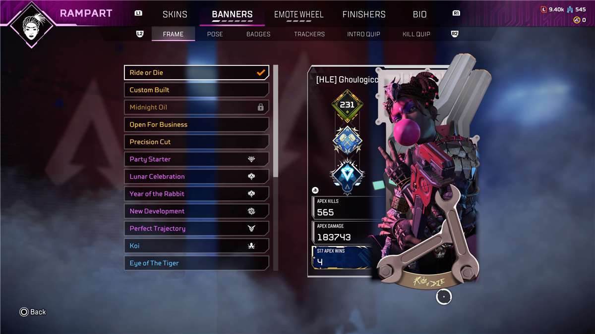 Playstation  apex account for sale 
