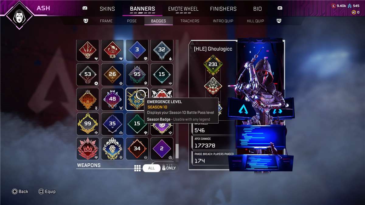 Playstation  apex account for sale 