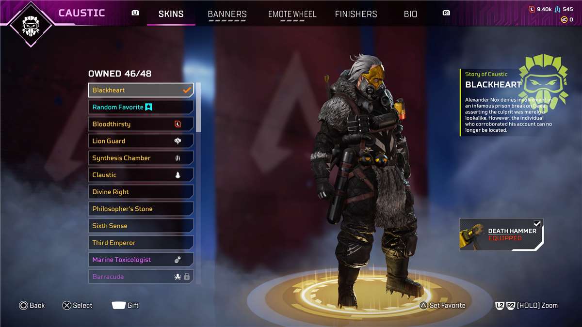 Playstation  apex account for sale 