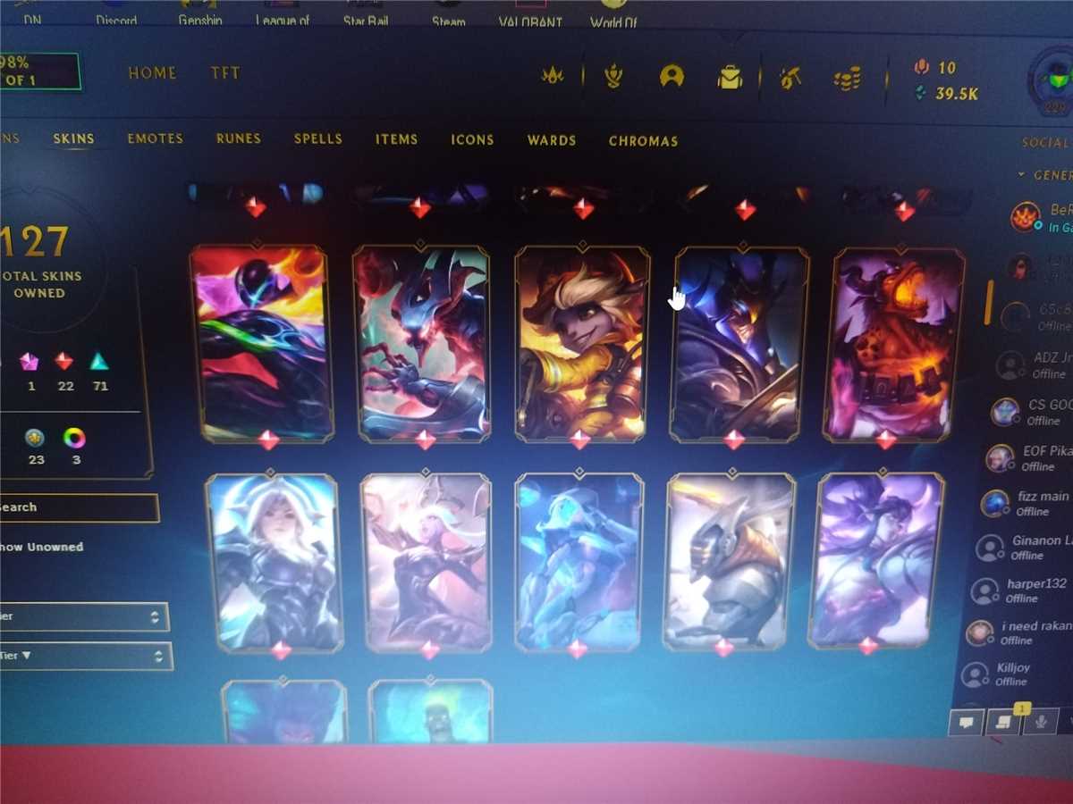 Selling riot account