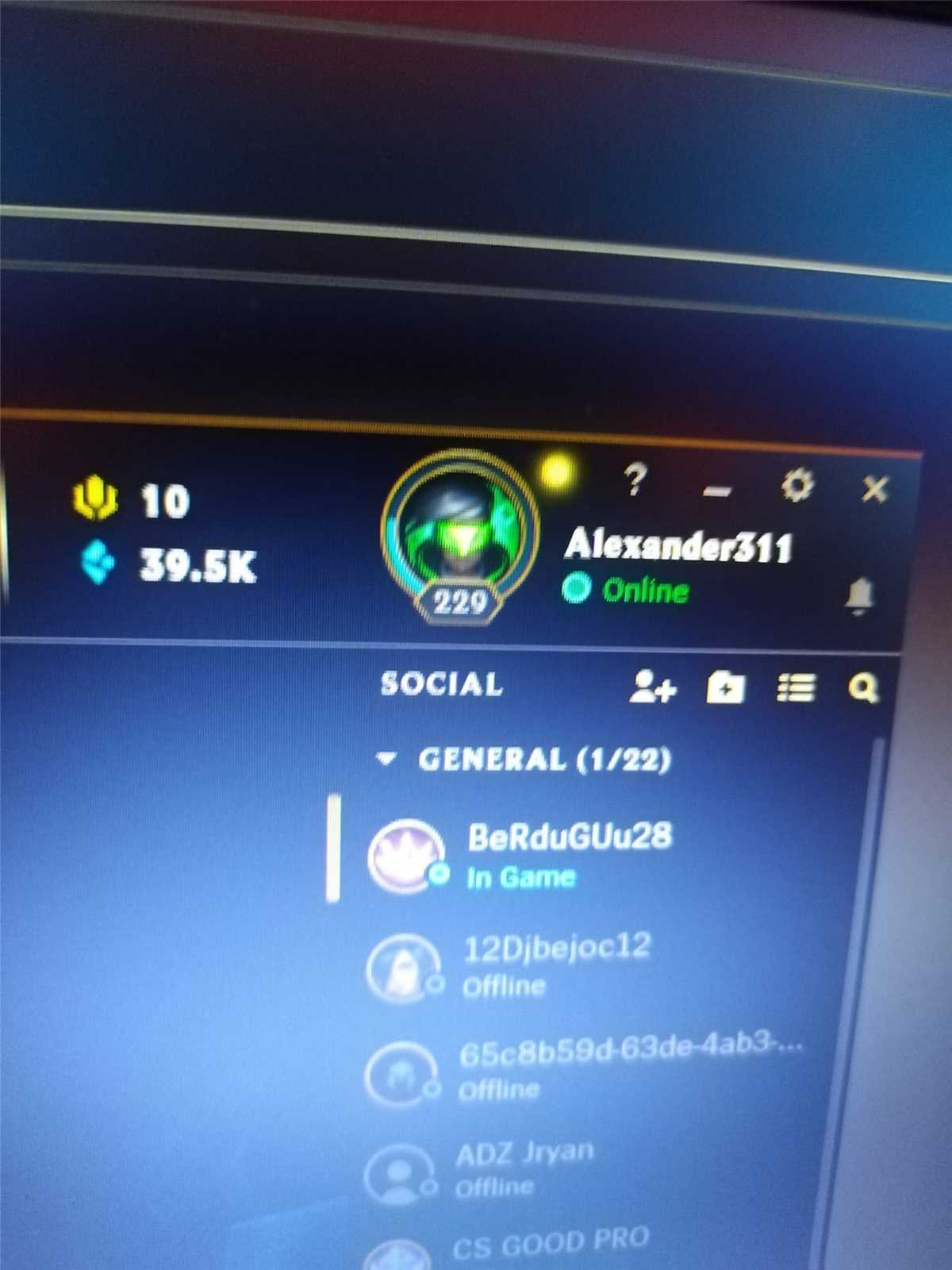Selling riot account