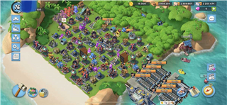 Boom Beach Max 76 lvl, 1505 Point, TOP 50